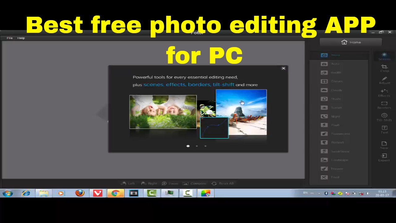 best free photo editing apps for desktop 2016